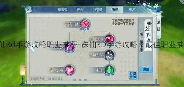 诛仙3d手游攻略职业推荐-诛仙3D手游攻略：最佳职业推荐!